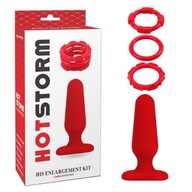 KOREK ANALNY + ringi erekcyjne sex zabawki sex plug zabawki analne
