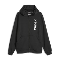 Bluza treningowa męska PUMA Fit Double Knit FZ Hoodie puma black S