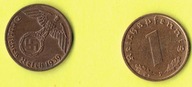 NIEMCY 1 Reichspfennig 1939 r. F