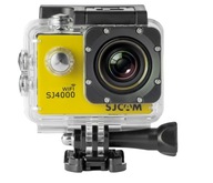 KAMERA SPORTOWA SJCAM SJ4000 WIFI ŻÓŁTA FULL HD WODOODPORNA AKCESORIA