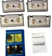 JACKYLED KÜLTÉRI NAPELEMES LÁMPA 4 DB RGB KERTI