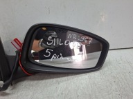 mirror right 5 vertical FIAT STILO 5D 2001