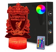 Lampka Nocna LIVERPOOL 3D Led USB/BATERIE + PILOT