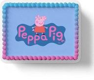 OBDĹŽNIKOVÁ TORTA ROZPRÁVKA PRASIATKO PEPPA + MENO !