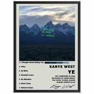 Kanye West YE Plagát Obrázok s albumom v rámčeku Darček