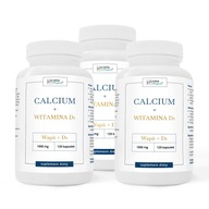 CALCIUM + Vitamín D3 1000mg VÁPNIK, KOSTI 360 kaps