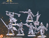 Witch Hunter Team - Magori Miniatures - Druk 3D