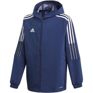 Kurtka dla dzieci adidas Tiro 21 Windbreaker granatowa GP4974 164cm