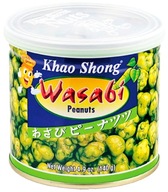Arašidy z wasabi, plechovka 140g - Khao Shong