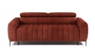 Nowoczesna Kanapa GANDI 160 Funkcjonalna Sofa System Rozkładania Bordowa