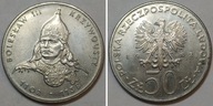 50 zł złotych1982 Bolesław Krzywousty MENNICZY st. 1 z parcianego worka