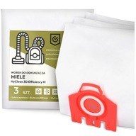 3 x SÁČKY DO VYSÁVAČA MIELE HyClean 3D Efficiency M Syntetická taška G9