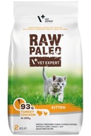 Sucha karma dla kociąt indyk kurczak Raw Paleo Kitten 2 kg