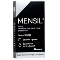 Mensil 25 mg, 8 tabletki erekcja potencja LEK