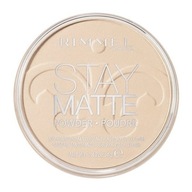 RIMMEL - Stay Matte Puder matujący 001 TRANSPARENT