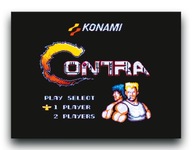 Contra - OBRAZ 60x40 plakat klasyczna gra pegasus