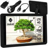 TABLET 8" 4G LTE 4/64GB WiFi SIM GPS HD ANDROID ŁADOWARKA KABEL ETUI ZESTAW