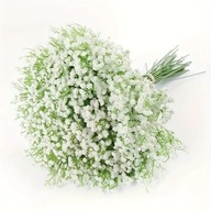 Sadra Umelá Kytica Svadba Dekorácia Biele Kvety 60 cm