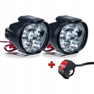 REFLEKTOR HALOGEN LAMPA 12x LED MOTOCYKL MOTOR