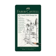 Sada 12 ceruziek Faber Castel 9000 v kazete 5B-8H