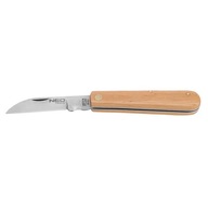 Nóż nożyk monterski składany drewniane okładki NEO