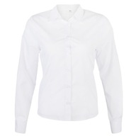 Blúzka košeľa pre dievča biela škola MB 170