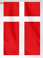 Flaga Danii Duńska Dania 70x112cm wysoka jakość