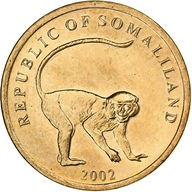 Somaliland, 10 Shillings, 2002, Mosiądz, MS(63), K