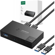 PREPÍNAČ UGREEN USB 3.0 SWITCH ADAPTÉR PRE 2 OBOJSMERNÉ POČÍTAČE