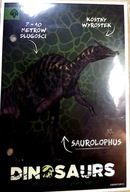 Karteczki wkład do segregatora Dinosaurus A6