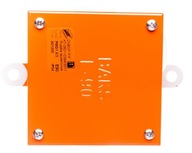 Puszka łączeniowo-rozgałęźna metalowa pomarańczowa 100x100x45mm E90 PMO1(5/