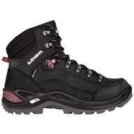 Buty damskie trekkingowe turystyczne Lowa Renegade GTX MID Black/Prune 42