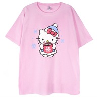 Tričko Hello Kitty mačka snow Santa Claus tričko 146 152