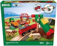 Brio World Railways Animal Farm Set Farma 33984 Tor dla dzieci NOWY