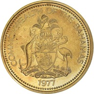 Moneta, Bahamy, Elizabeth II, Cent, 1977, Franklin