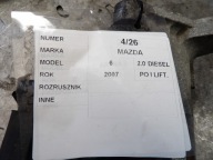 Mazda 6 and starter 2,0D M002T88671
