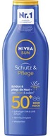 NIVEA SUN Protect & Care Mlieko na opaľovanie SPF50+, 200 ml