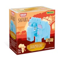 WADER Baby Blocks Safari kocky slon