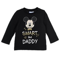 Disney Myszka Mickey elegancka bluzka chłopięca z długim rękawem 68