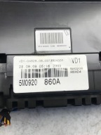 dials dials VW GOLF VI plus BSE EUROPA 5M0920860A