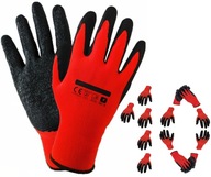Pracovné rukavice Ochranné latexové rukavice BHP veľkosť 9|10par