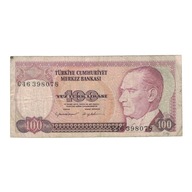 Banknot, Turcja, 100 Lira, KM:194a, VF(20-25)