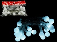 VÁNOČNÍ OSVĚTLENÍ NA STROMEČEK LED 20 KULIČEK BÍLÉ STUDENÉ