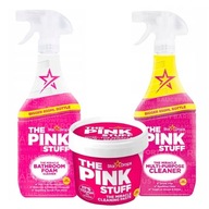 The Pink Stuff Čistiaci prostriedok + Tekutý prostriedok na umývanie kúpeľne +Čistiaca pasta