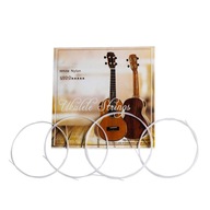 White Ukulele Ukelele Uke Strings Nylon Material,