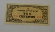 Japonia okupacja - Filipiny - banknot - 10 Centavos - 1942 rok