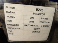 Peugeot 206 light front left 6204S7 89001963