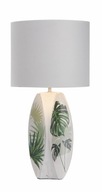 Dekoracyjna lampa stołowa PALMA 2 motyw roślinny
