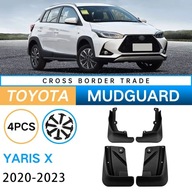 4ks Car PP Mudguards For Toyota Yaris X 2020-2023