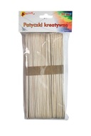 Kreatívne drevené prírodné tyčinky 20 cm 50 ks Shan SPT06